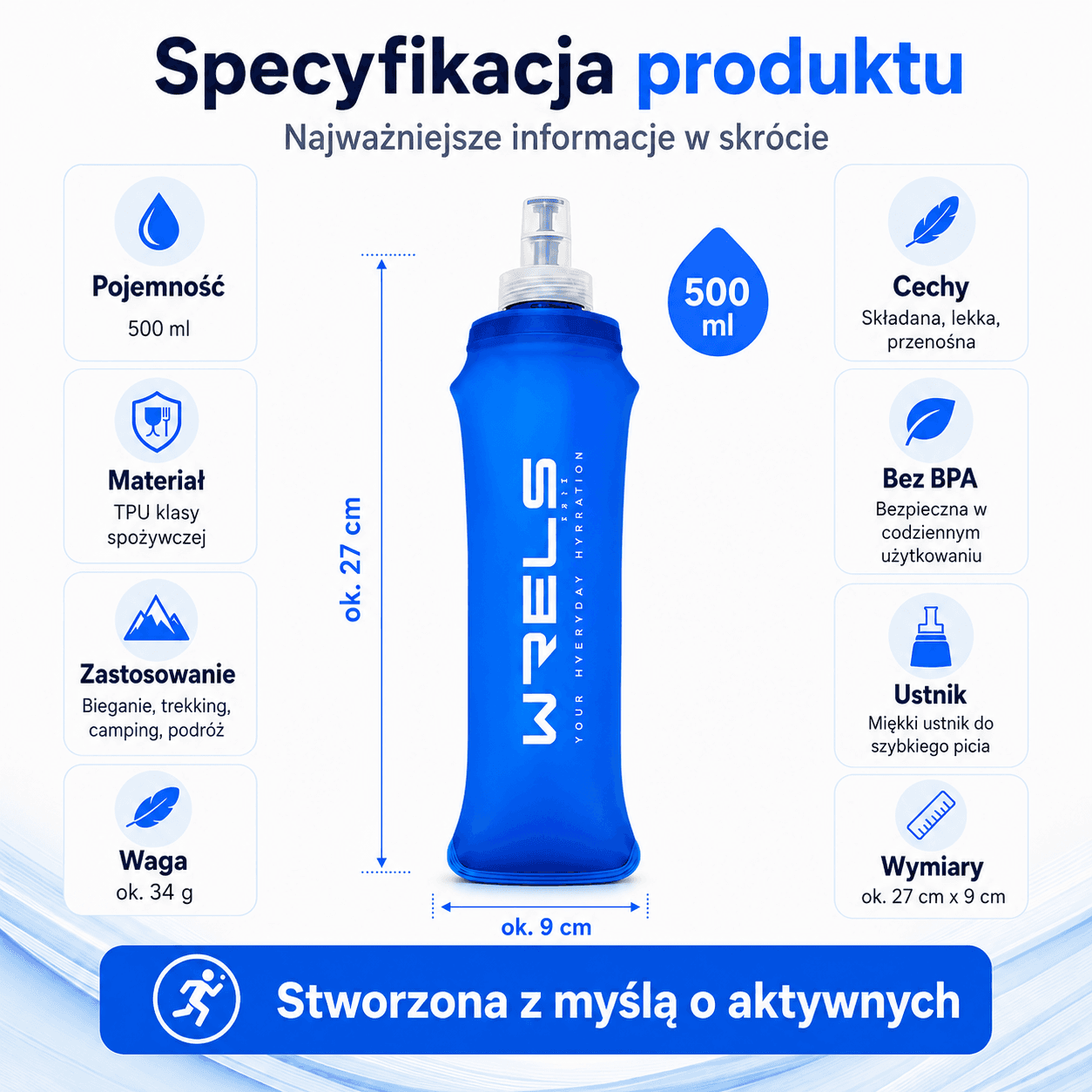 WRELS - BUTELKA Z MYŚLĄ O AKTYWNYCH