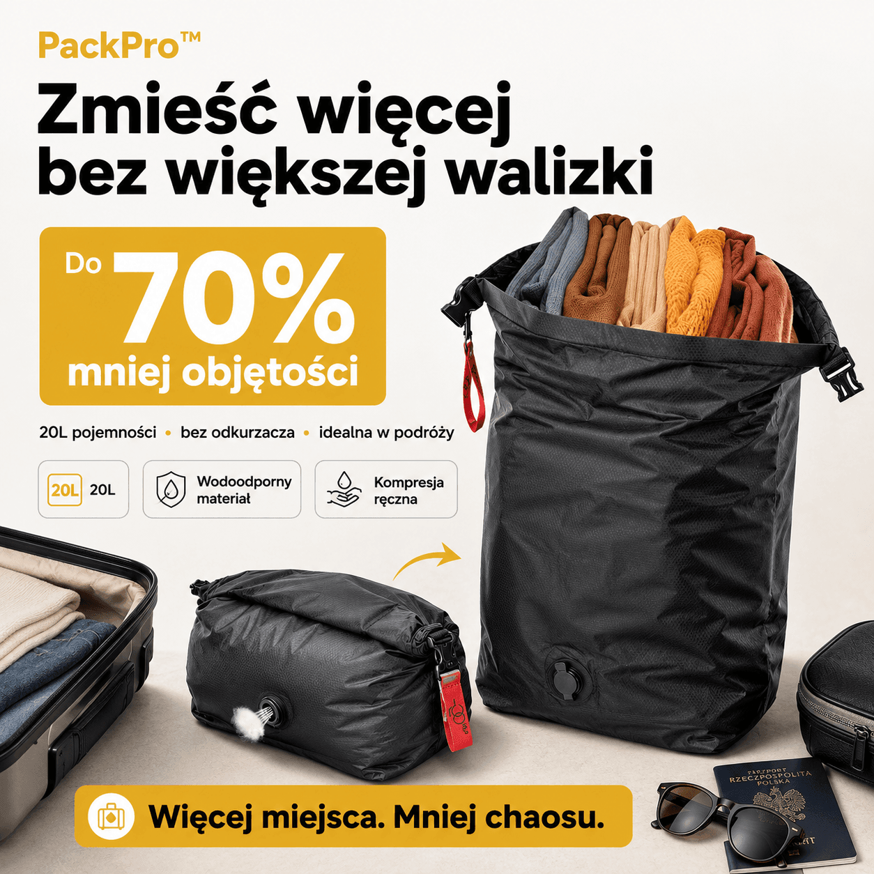 PACKPRO™ - SPAKUJ WIĘCEJ, W MNIEJ