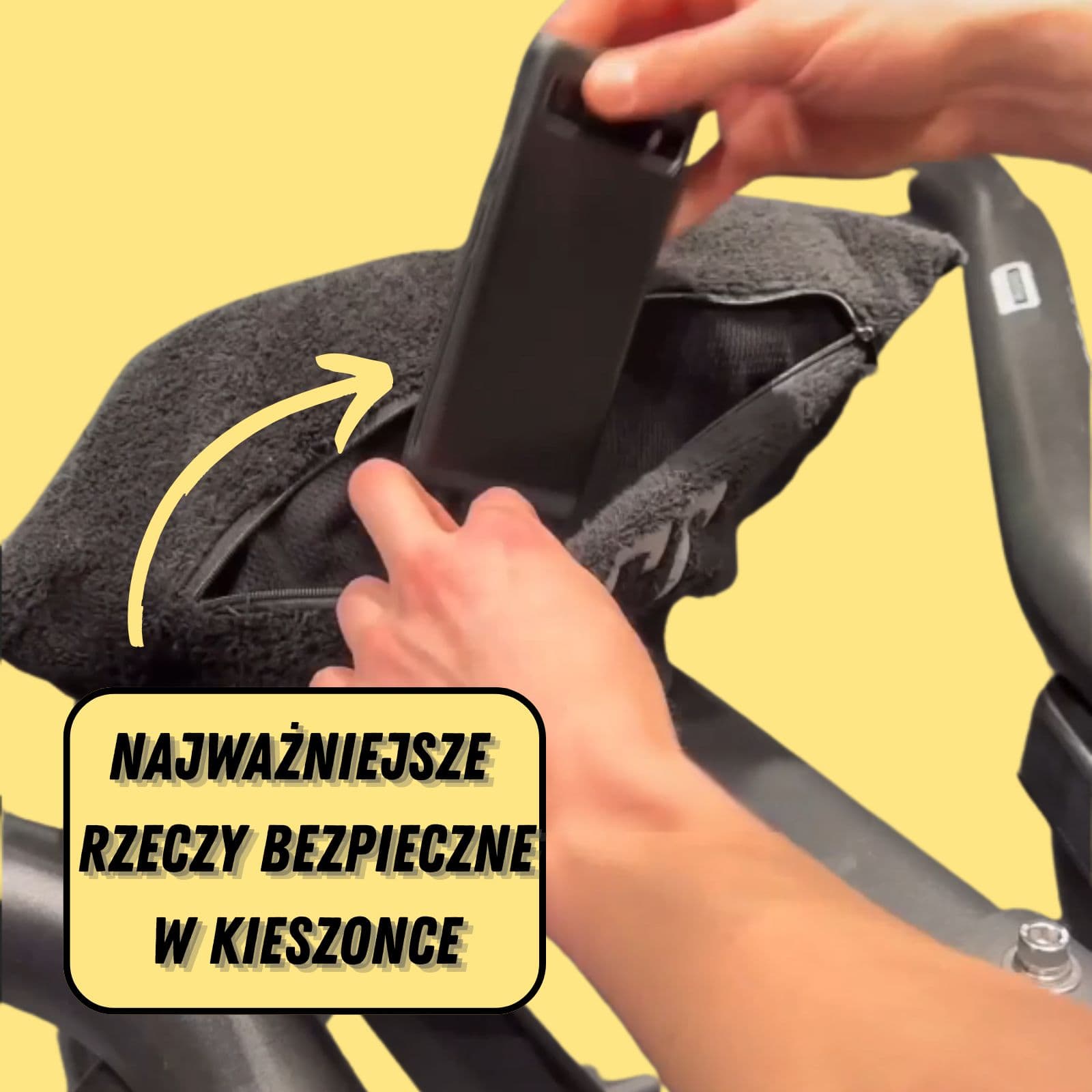 POWEL - ZAWIESZANY RĘCZNIK Z KIESZONKĄ!
