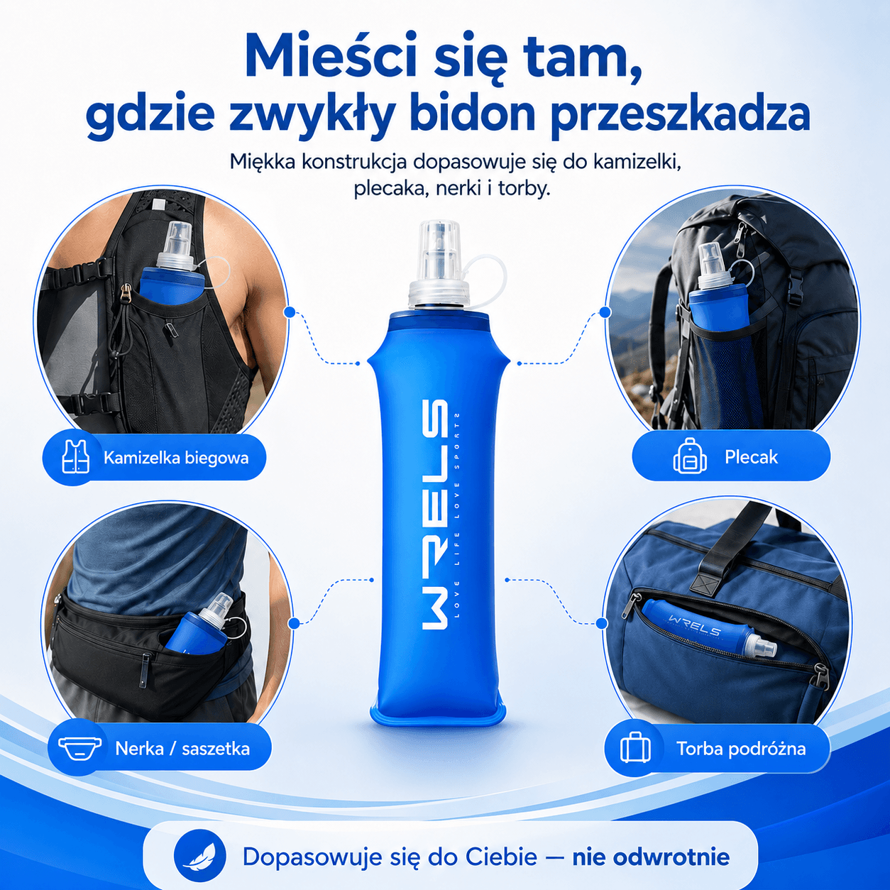 WRELS - BUTELKA Z MYŚLĄ O AKTYWNYCH