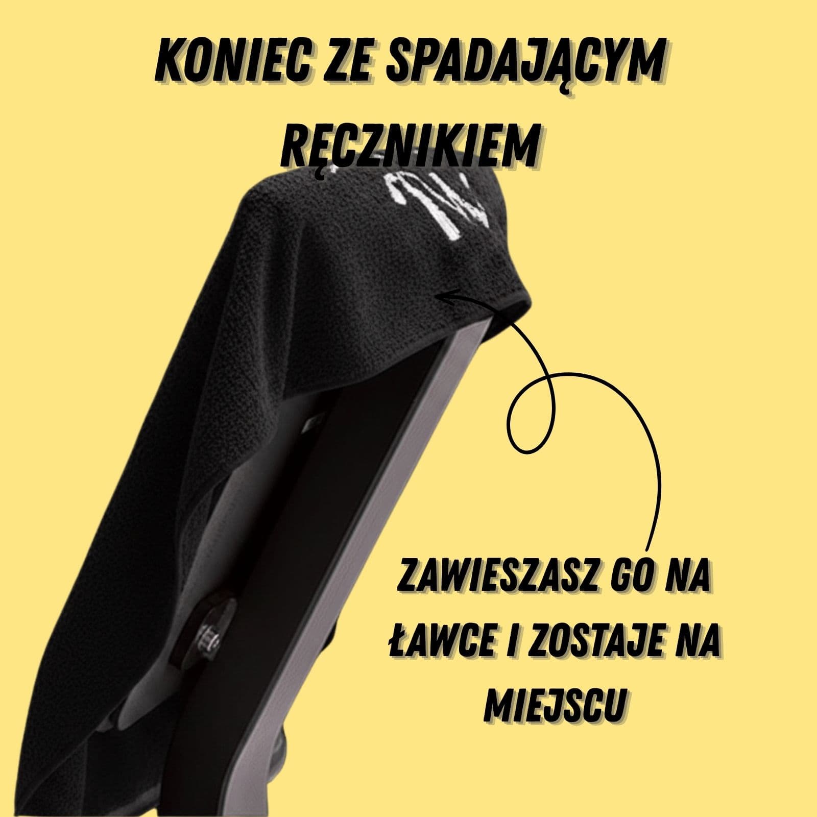 POWEL - ZAWIESZANY RĘCZNIK Z KIESZONKĄ!